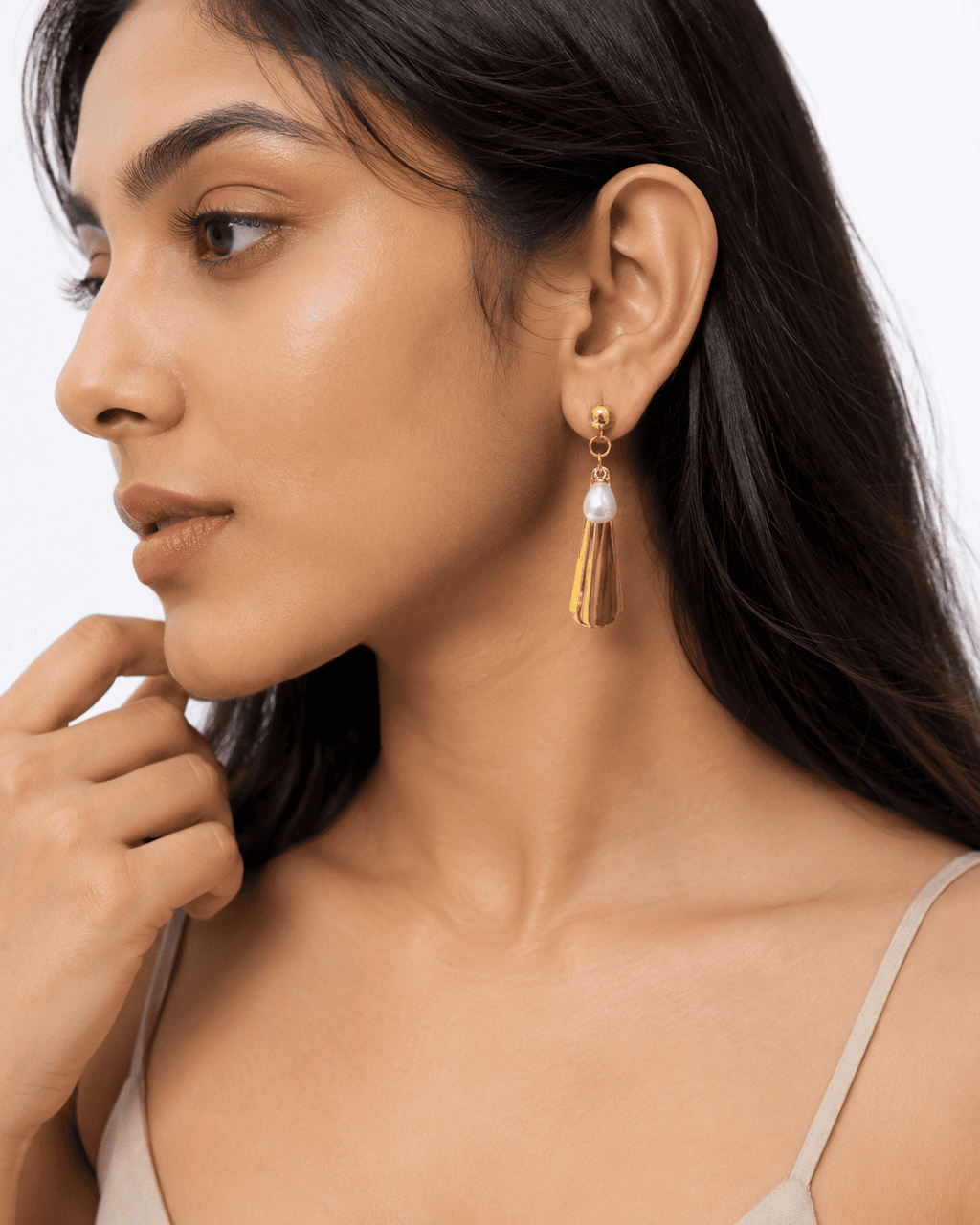 Teardrop Pearl Earrings