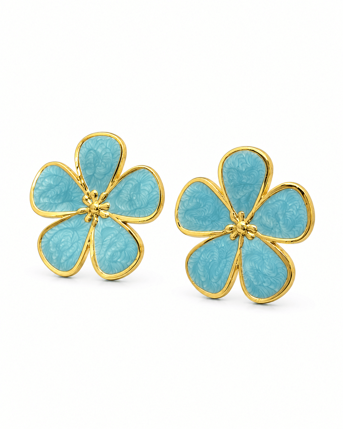Ocean Blossom Stud Earrings