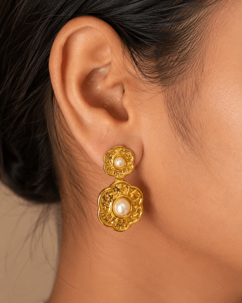 Anti-Tarnish Bloom Earrings