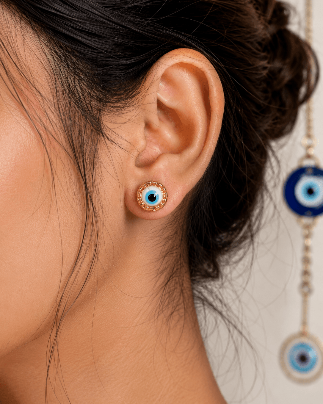 Everyday Evil Eye Studs