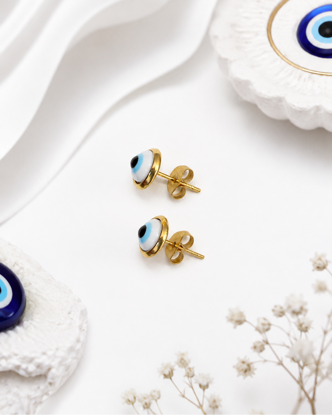 Everyday Evil Eye Studs