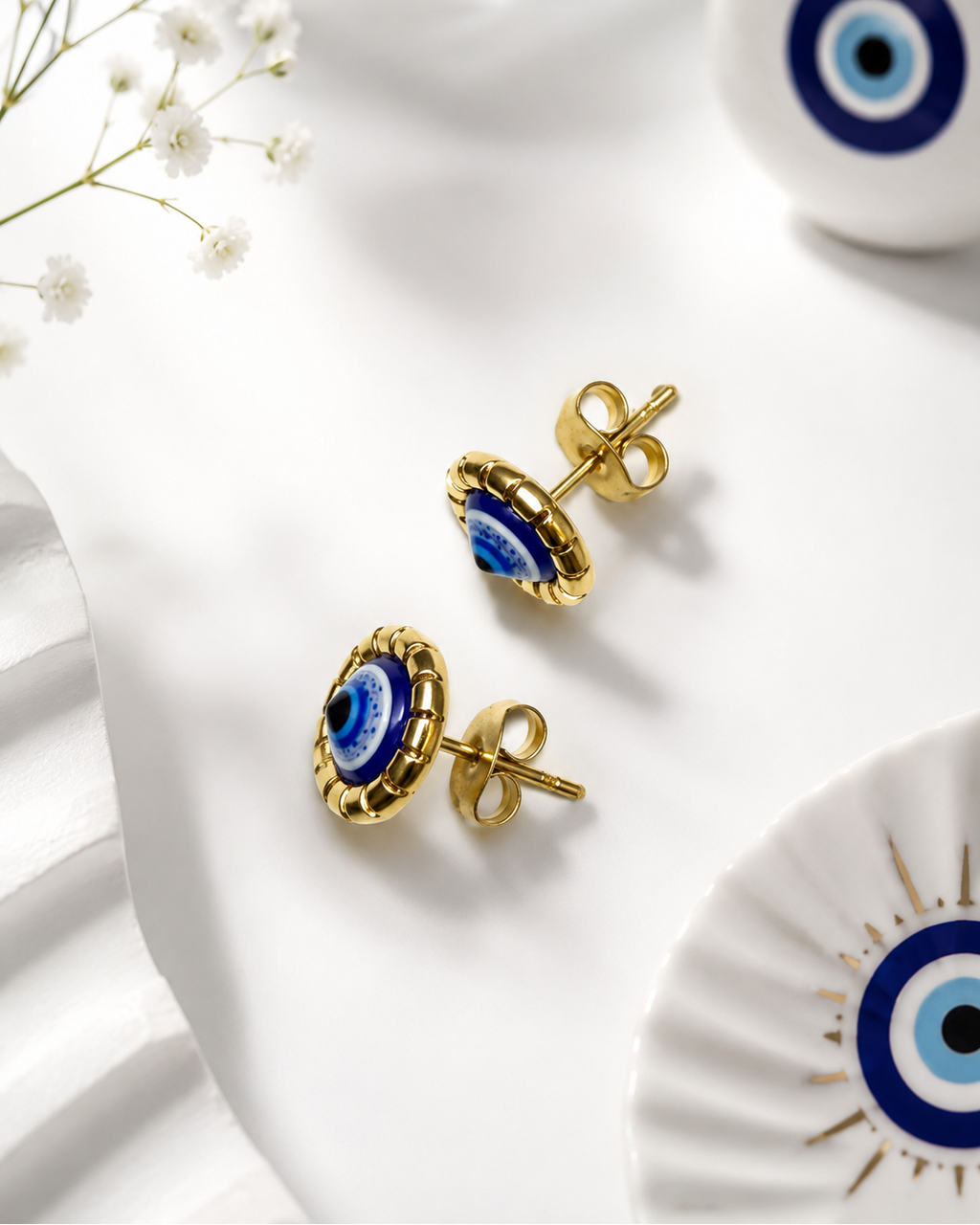 Everyday Evil Eye Studs