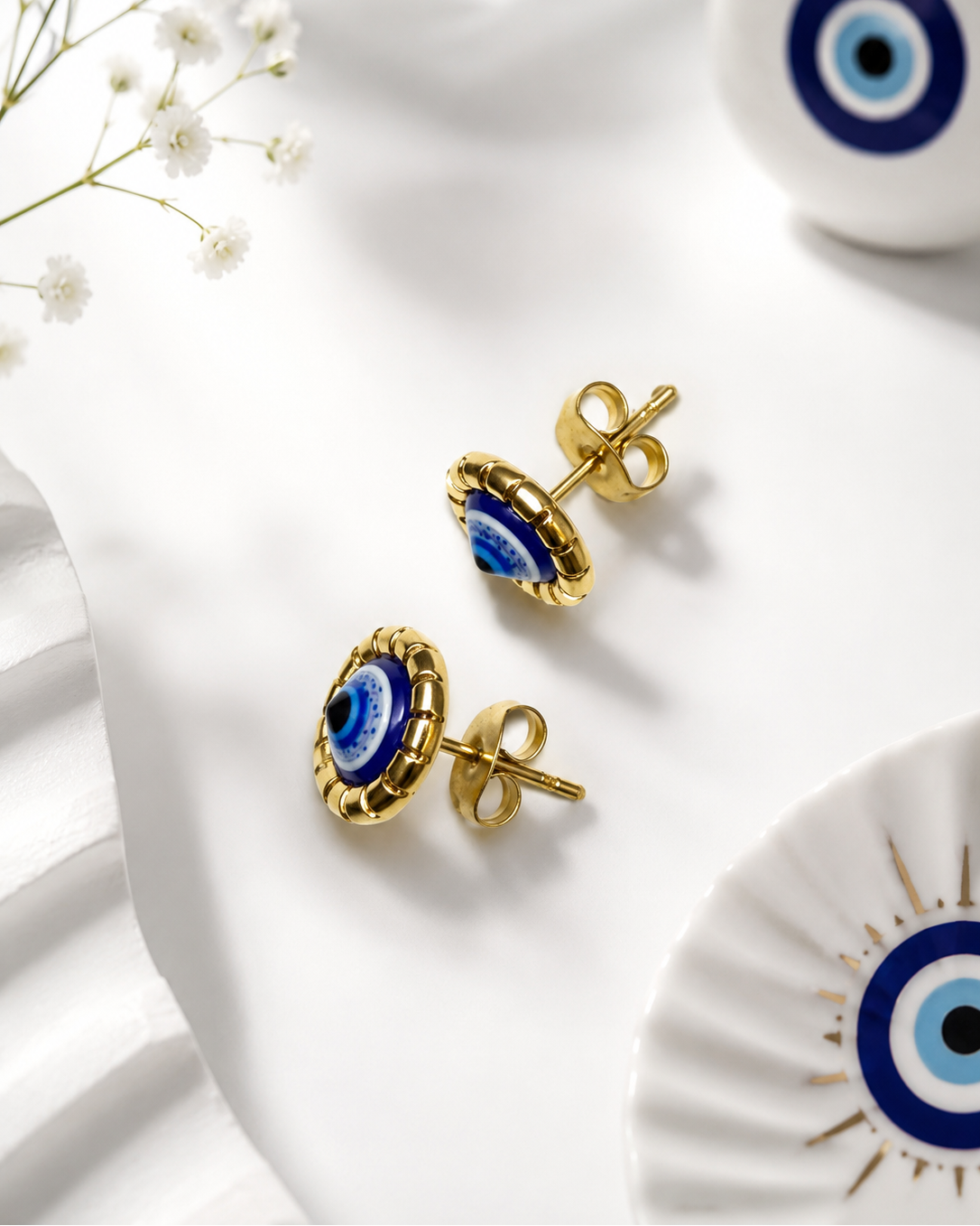 Everyday Evil Eye Studs