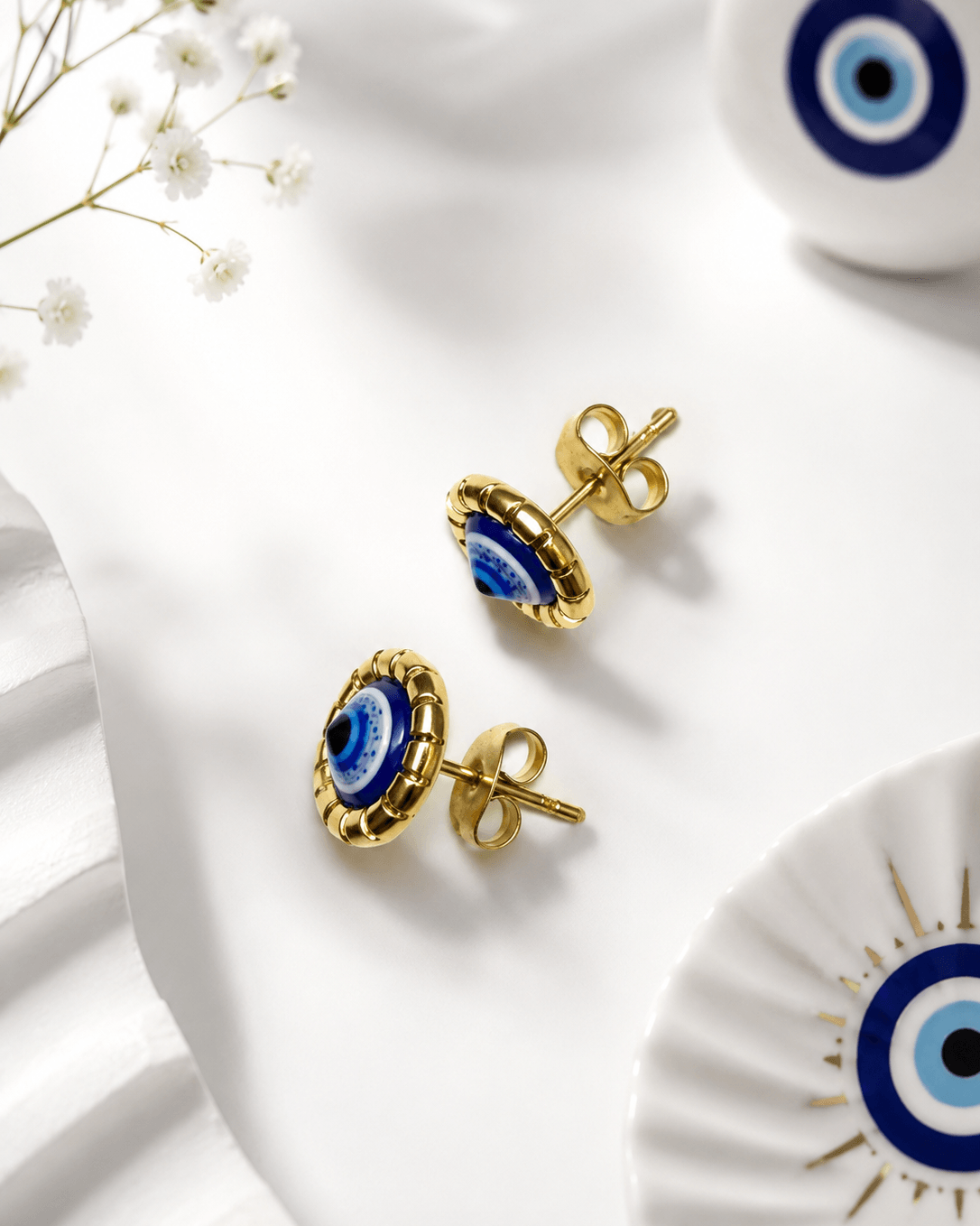 Everyday Evil Eye Studs
