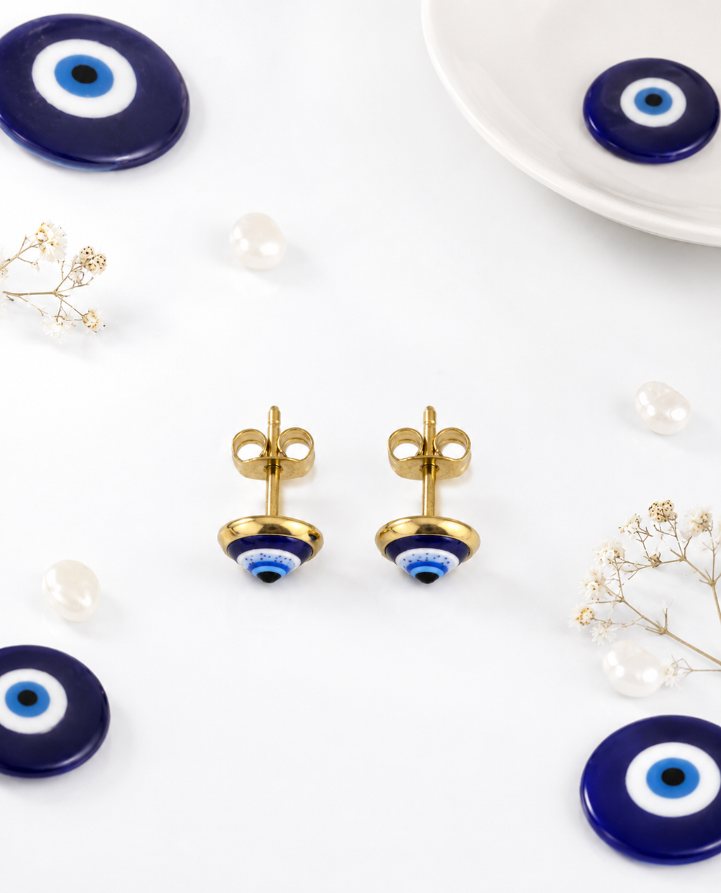 Mini Evil Eye Studs