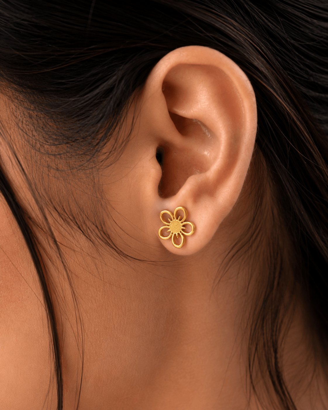 Everyday Golden Bloom Studs