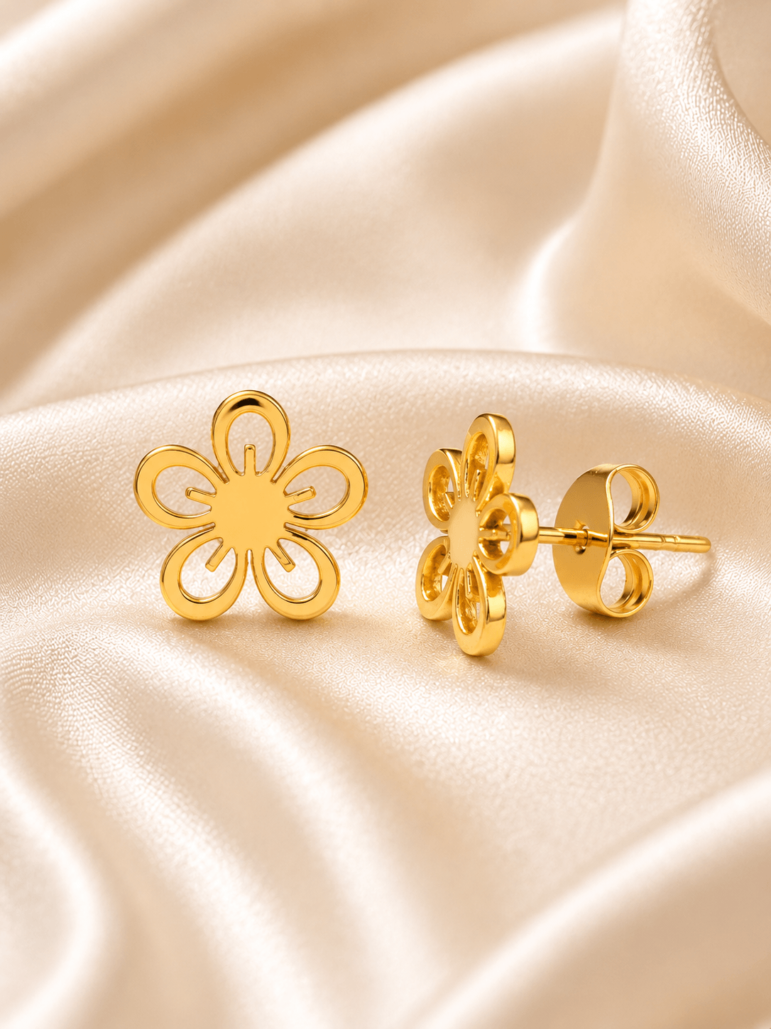 Everyday Golden Bloom Studs