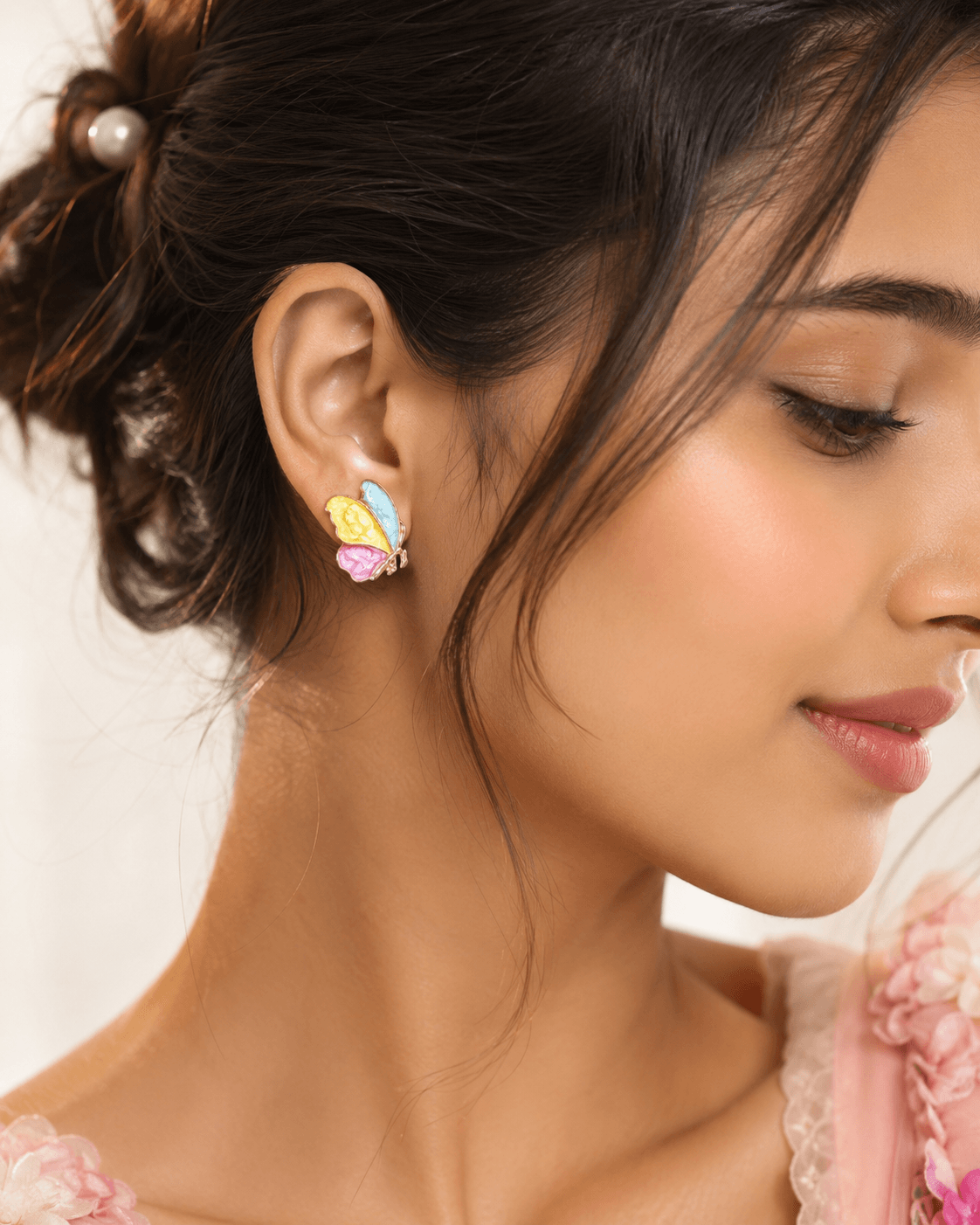 Pastel Flutter Studs