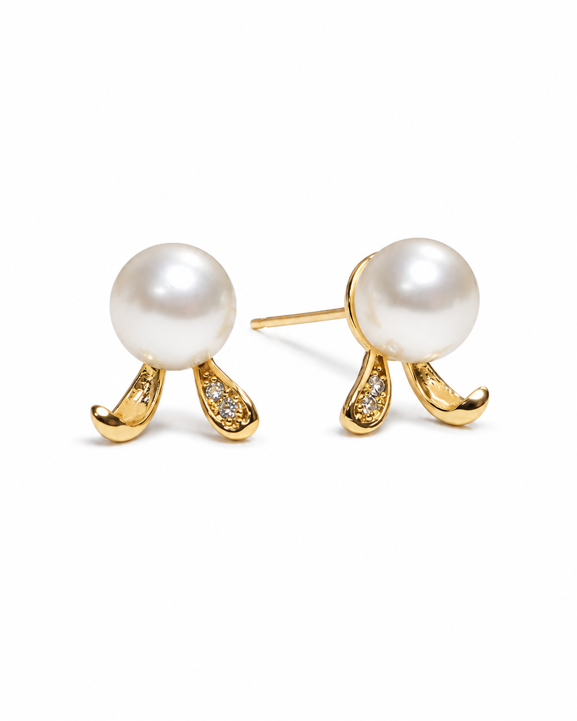 Pearl Bloom Stud Earrings