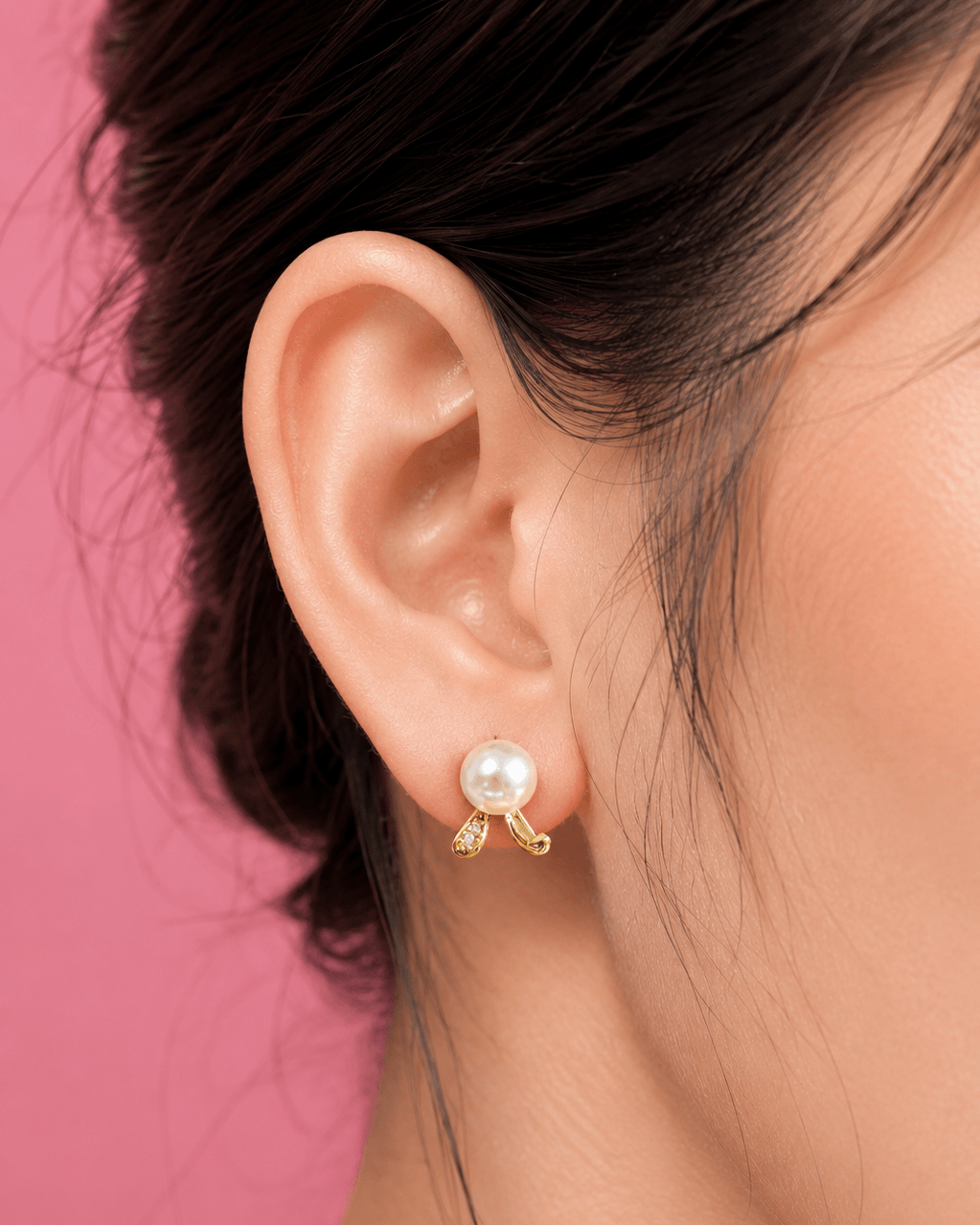 Pearl Bloom Stud Earrings