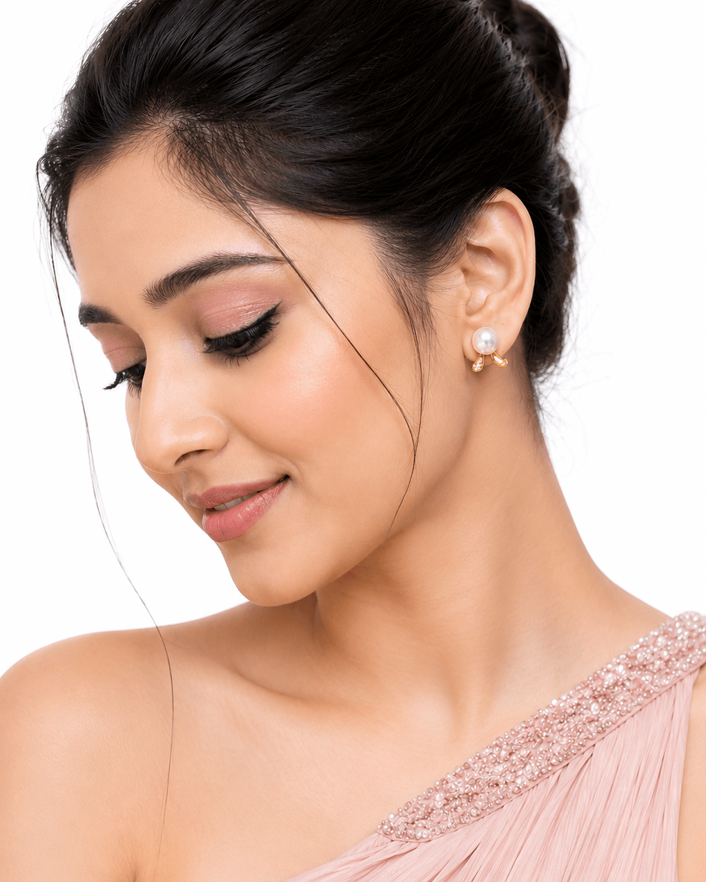 Pearl Bloom Stud Earrings