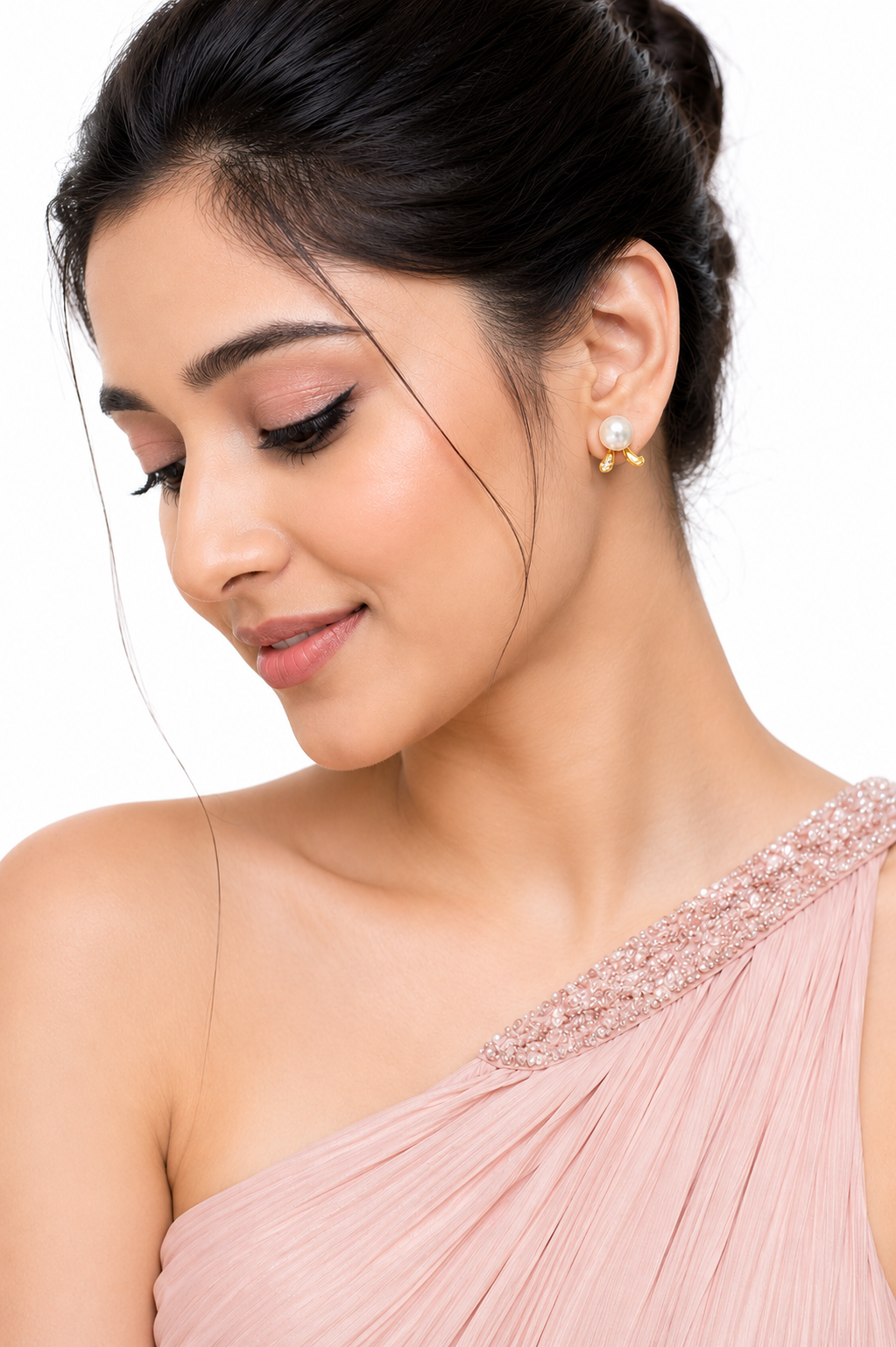 Pearl Bloom Stud Earrings