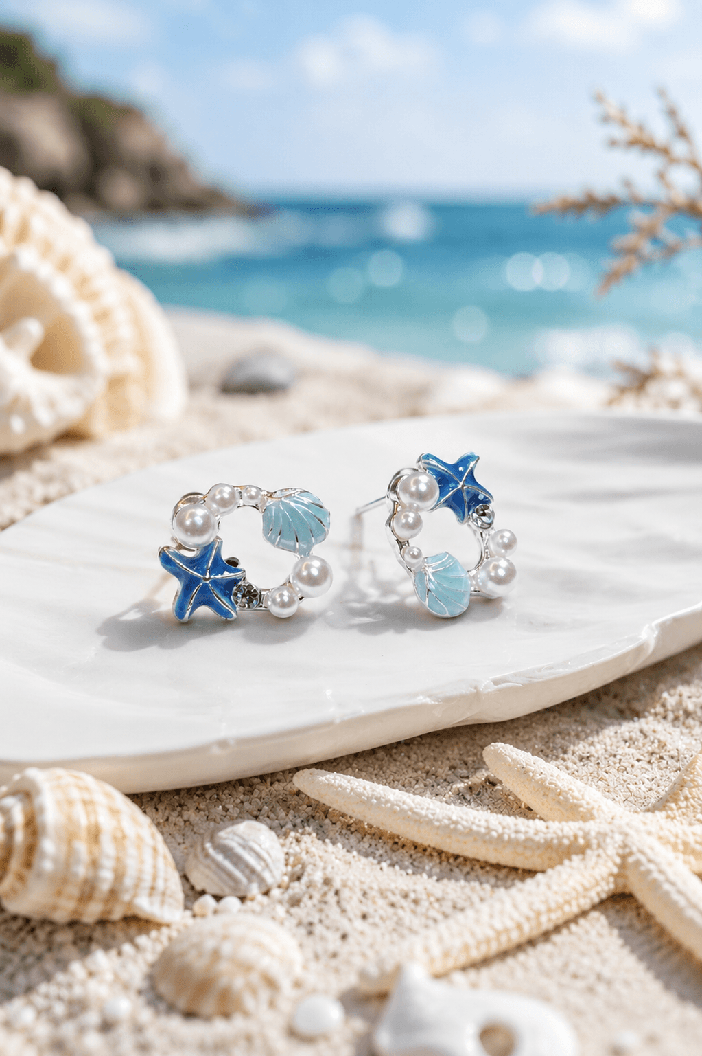 🌊 Ocean Pearl Earrings