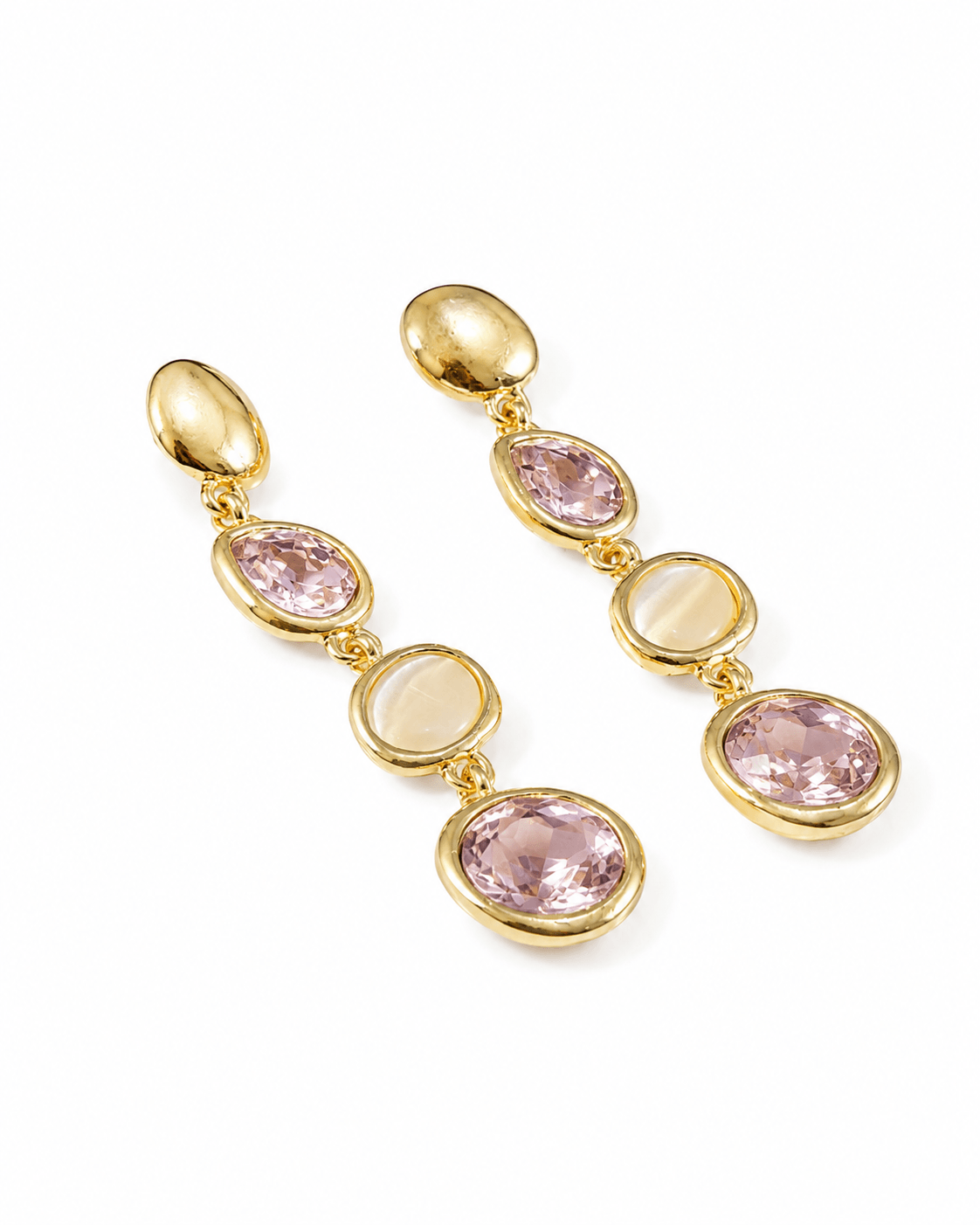 Blush Glow Drop Earrings