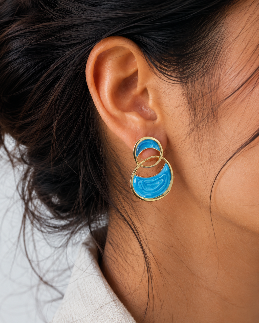 Ocean Loop Earrings