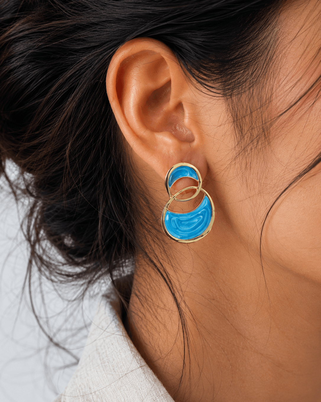 Ocean Loop Earrings