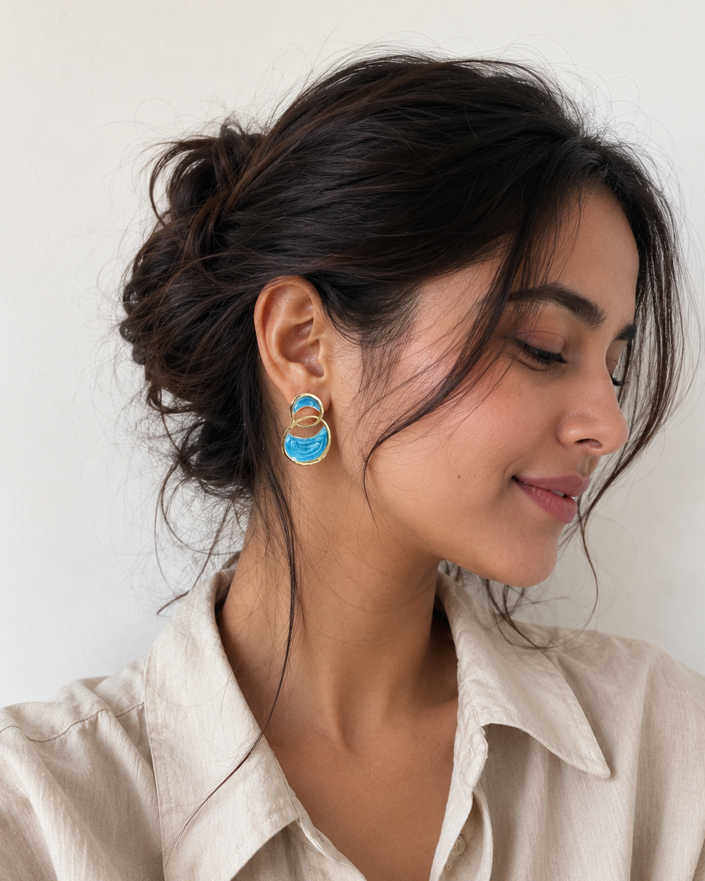 Ocean Loop Earrings